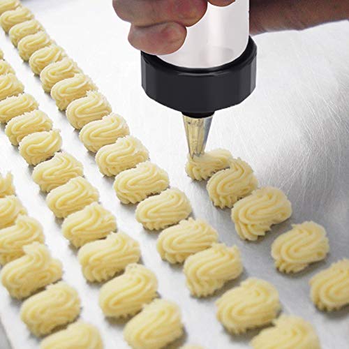 Cookie Press Gun, Cookie Maker Press Gun Kit MasterClass Set para hacer galletas y glaseado para decoraciones de pasteles (22 piezas)