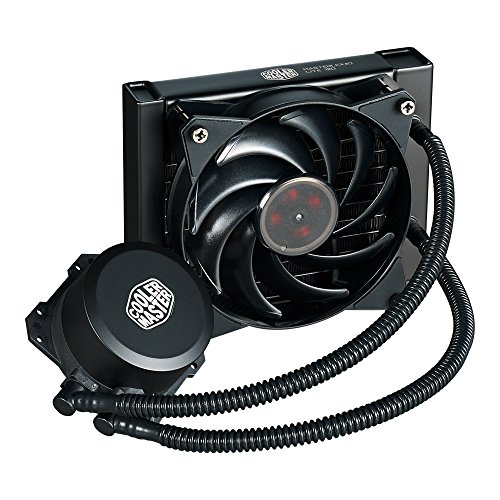 Cooler Master - MasterLiquid Lite 120 - Enfriador líquido para CPU Todo en uno con Bomba de cámara Doble, Intel/AMD con Soporte AM4 1 ML Lite 120 120 mm