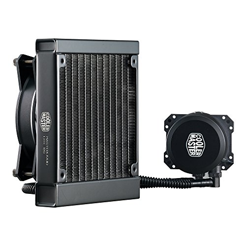 Cooler Master - MasterLiquid Lite 120 - Enfriador líquido para CPU Todo en uno con Bomba de cámara Doble, Intel/AMD con Soporte AM4 1 ML Lite 120 120 mm