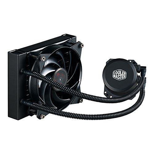 Cooler Master - MasterLiquid Lite 120 - Enfriador líquido para CPU Todo en uno con Bomba de cámara Doble, Intel/AMD con Soporte AM4 1 ML Lite 120 120 mm