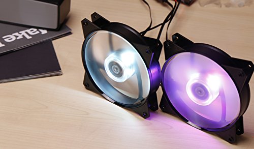 Cooler Master Mf121L RGB - Ventilador de Caja, Color Negro