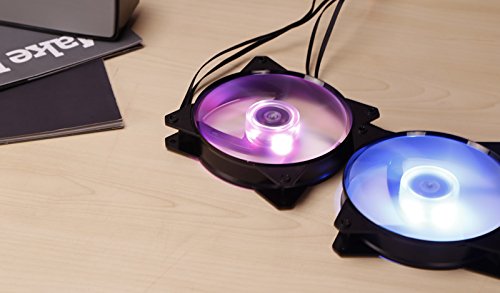 Cooler Master Mf121L RGB - Ventilador de Caja, Color Negro