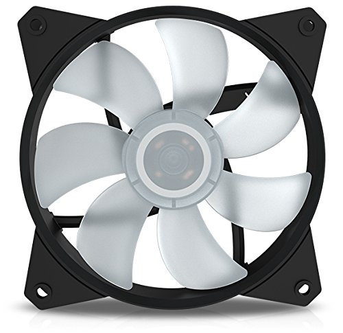 Cooler Master Mf121L RGB - Ventilador de Caja, Color Negro