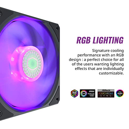 Cooler Master SickleFlow 120 RGB, 120 mm RGB carcasa ventilador LED