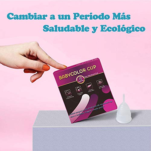 Copa Menstrual-copa menstrual más recomendada-Incluye una bolsa de regalo - Silicona suave reutilizable de grado medicinal