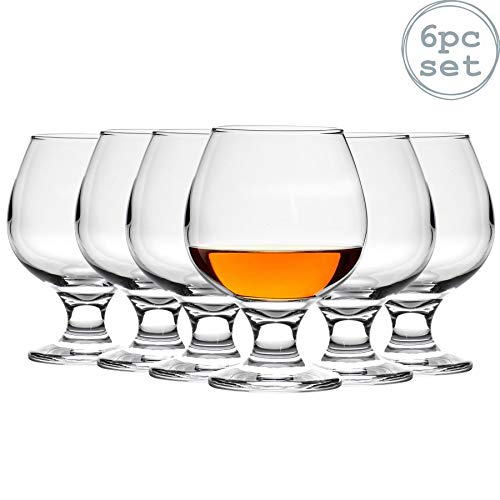 Copas de balón para brandy/coñac - 390 ml - Pack de 6