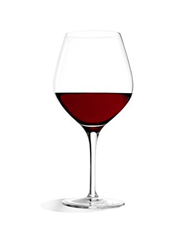 Copas para vino tinto Exquisit tipo Borgoña de Stölzle Lausitz, de 650 ml, juego de 6, aptas para lavavajillas: Copas de alta calidad para vino tinto, fabricadas en cristal resistente a roturas, elegantes y finas.