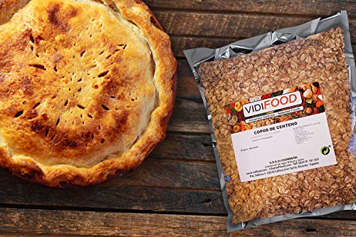 Copos de Centeno Cereales de Salvado Nutritivo Natural - 1 kg