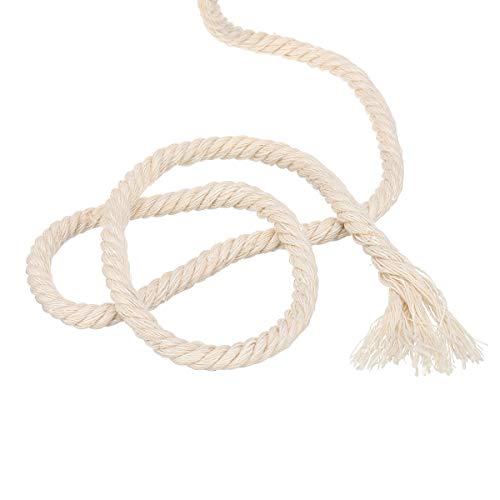 Cordón de algodón natural, cable de panadería, cable de cocina de grado alimentario para encuadernar pollo, para encuadernar carne, para manualidades y para proyectos de macramé (3 mm x 220 m)