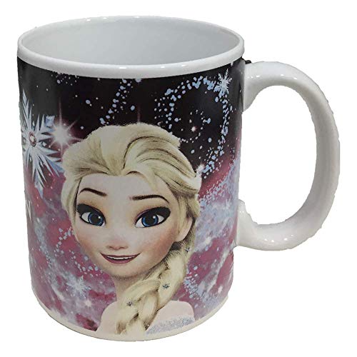 CORIEX SRL Copa Mug Frozen Elsa Disney in cerámica con platillo in Cartone - D98523