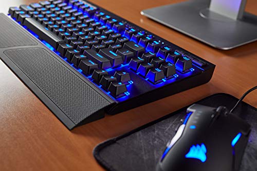 Corsair K63 Wireless - Teclado mecánico inalámbrico (Cherry MX Red, retroiluminación LED azul, QWERTY español), color negro [España]