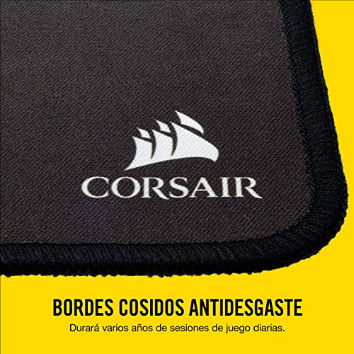 Corsair MM300 Alfombrilla de ratón para juego superficie paño antidezgaste, Tamaño Extendedido, Negro