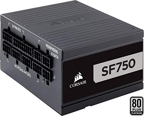 Corsair SF Series SF750 750 Watt 80 PLUS - Fuente de Alimentación (750 W, 130 W, 750 W, 130 W, 3,6 W, 12,5 W)