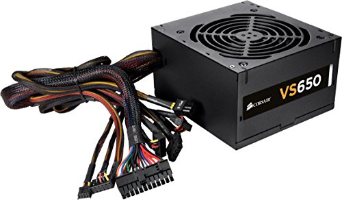 Corsair VS650 - Fuente de Alimentación (80 Plus, 650 Watt, EU)