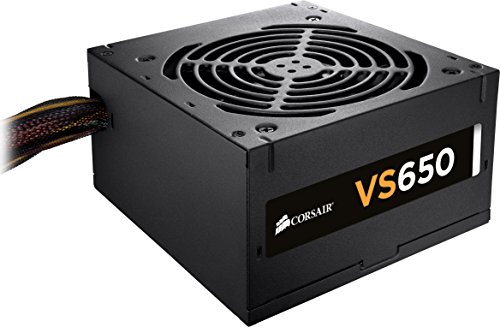 Corsair VS650 - Fuente de Alimentación (80 Plus, 650 Watt, EU)