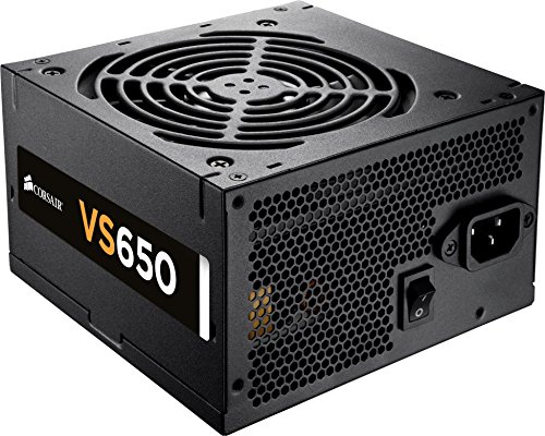 Corsair VS650 - Fuente de Alimentación (80 Plus, 650 Watt, EU)