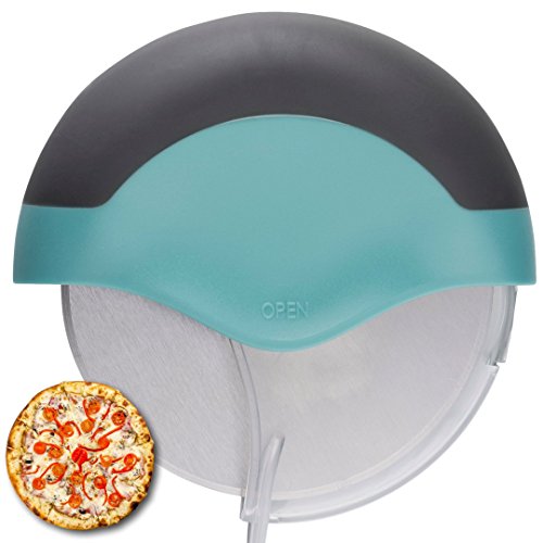 Cortadora Profesional De Rueda Para Pizza: Impresionante Cortadora Multiusos De Acero Inoxidable Afiladísima. Hoja Desmontable Para Facilitar La Limpieza, Mango Ergonómico De Agarre Suave