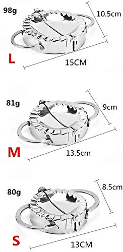 Cortadores de Raviolis de acero inoxidable, FantasyDay Juego de 3 Molde para Empanadillas Moldeador de Ravioles - Selladores y Molde ideales para Hacer Raviolis, Pierogi, Pie, Empanadillas o Galletas