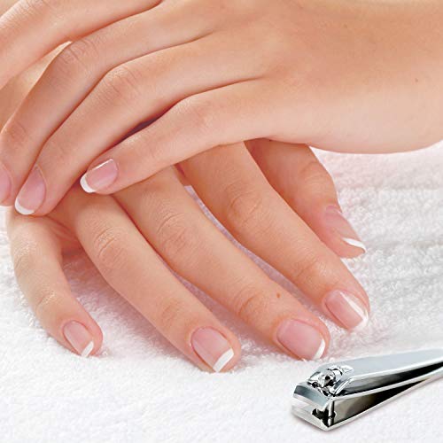 Cortauñas Mylee - Herramienta de Recorte Profesional para Preparación de Manicura de Gel, Repara y Corta tu Forma Perfecta con el Cortauñas de Acero de Carbono Tamaño Viaje, Para Uso en Salón y Hogar