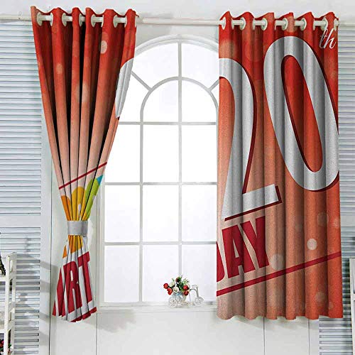 Cortinas correderas para puerta con diseño de oso de peluche, diseño de princesa y tarta de cumpleaños con vela, color rosa pálido y rosa, poliéster, Color_05, 63"x63"(160cm x160cm）