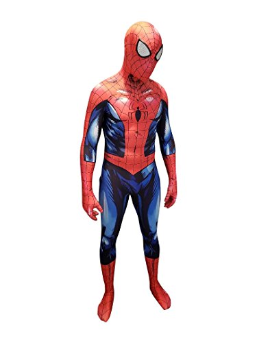 CosplayLife Disfraz de Spider-Man de Bagley estético | Traje de Spiderman de Bagley | Traje de Bagley | Body de Spiderman (pequeño)