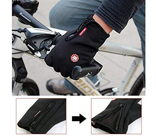 COTOP Guantes de Invierno , guantes de pantalla táctil a prueba de viento al aire libre para ciclismo caza escalada jardinería camping y otros deportes al aire libre