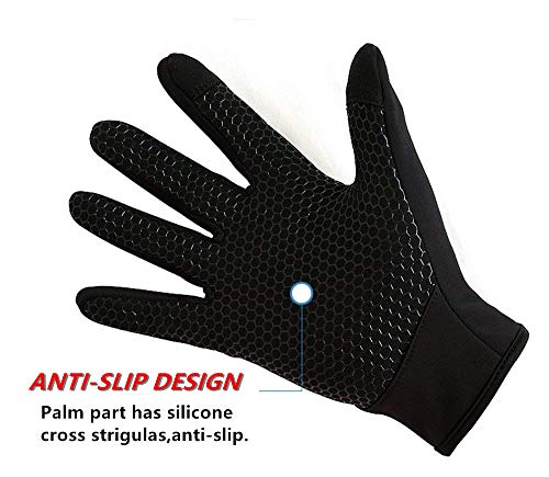 COTOP Guantes de Invierno , guantes de pantalla táctil a prueba de viento al aire libre para ciclismo caza escalada jardinería camping y otros deportes al aire libre