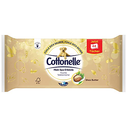 Cottonelle Mein SPA - Papel higiénico húmedo (12 x 44 unidades)