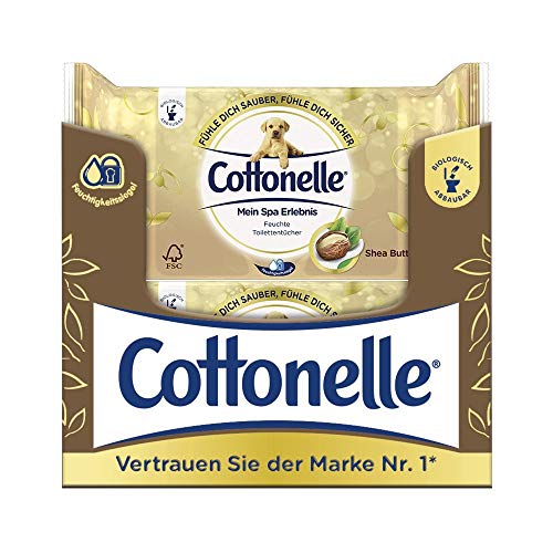 Cottonelle Mein SPA - Papel higiénico húmedo (12 x 44 unidades)