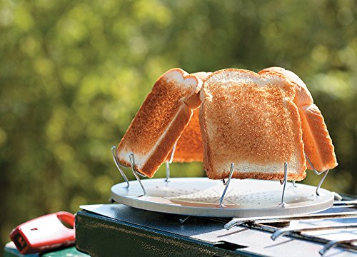 Coughlan's Camp Stove Toaster - Hornillo portátil para Acampada, Color Plateado