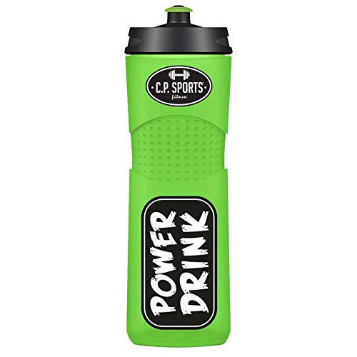 C.P. Bebida deportiva Sirop sin azúcar, bebida 1:80 + bomba dosificadora y botella, concentrado de bebidas 1000 ml, 1 litro de sirope mineral, 20 variedades, bebida mineral