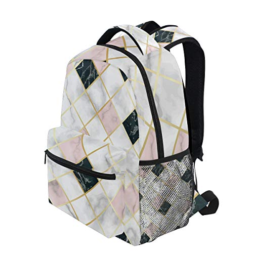 CPYang Marbel - Mochilas para colegio, diseño de cuadros