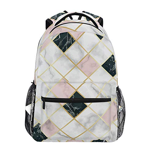 CPYang Marbel - Mochilas para colegio, diseño de cuadros