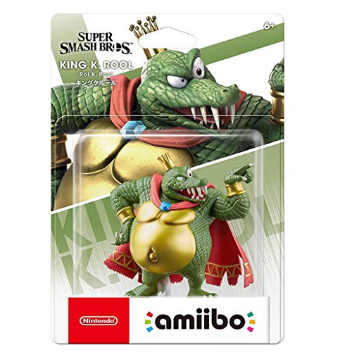 CQ Super Smash Bros. Amiibo: Rey K.Rool Figurita!Figura de acción de la Serie Super Smash Bros. Juego Obra Maestra Figura Coleccionable de importación de Japón (Wii U / 3DS / Switch) Toys