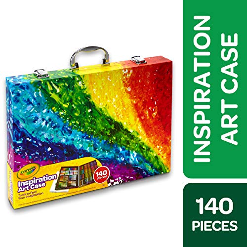 Crayola Inspiration art case - Kit de manualidades para niños (Lápiz de color, Lápiz, Rotulador), 140 piezas , Modelos/colores Surtidos, 1 Unidad