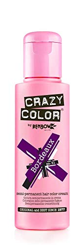 Crazy Color Bordeaux Nº 51 Crema Colorante del Cabello Semi-permanente