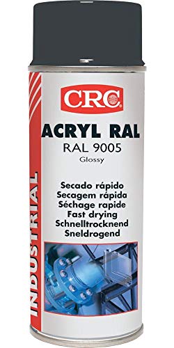 CRC - Pintura Acrílica De Secado Rápido Acryl Ral 9005 Negro Mate 400Ml