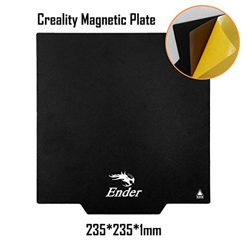 Creality Ender 3 - Cama de impresión (plataforma magnética, 235 x 235 x 1 mm, para Ender 3 / Ender 3 / Ender 5 / CR20 Pro