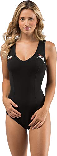 Cressi DEA Swimming - Bañador Neopreno 1mm, Mujer, Negro, M/3