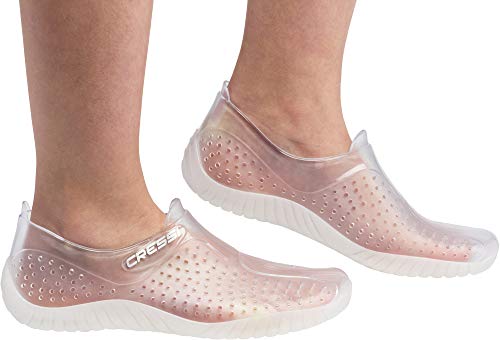 Cressi Water Shoes Escarpines, Unisex Adulto, Claro (Transparente), 37 EU