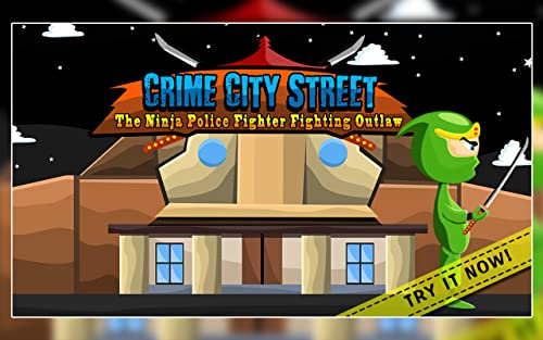 Crime City Street : The Ninja Police Fighter Fighting Outlaw - Gold