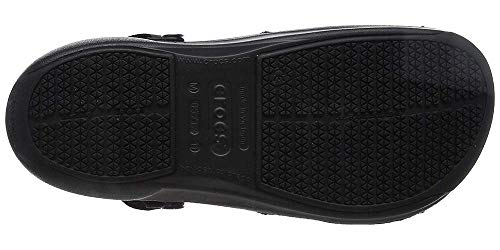 Crocs Bistro, Zuecos Unisex Adulto, Negro (Black), 41/42 EU