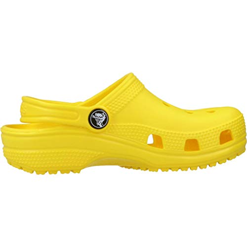 Crocs Classic Clog K, Zuecos Unisex Niños, Amarillo (Lemon), 25/26 EU