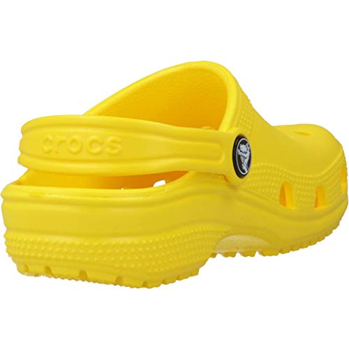 Crocs Classic Clog K, Zuecos Unisex Niños, Amarillo (Lemon), 25/26 EU