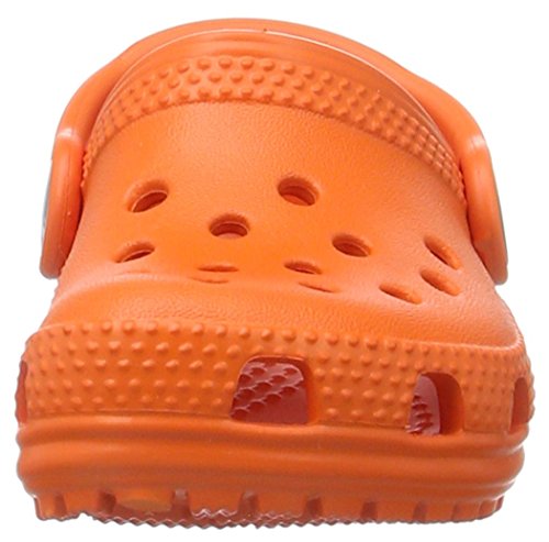 Crocs Classic Clog K, Zuecos Unisex Niños, Naranja (Tangerine), 32/33 EU