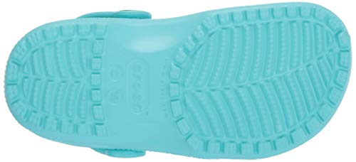 Crocs Classic Clog Kids Roomy fit, Zuecos Unisex niños, Azul (Pool 40m), 19/20 EU