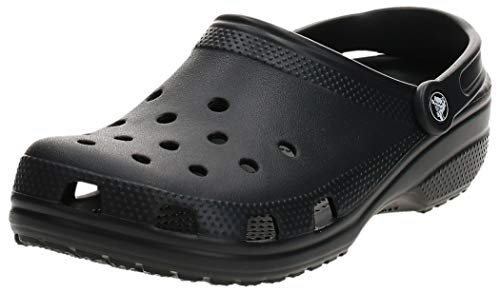 Crocs Classic Clog, Zuecos Unisex Adulto, Negro (Black 001), 38/39 EU