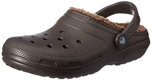 Crocs Classic Lined Clog, Zuecos Unisex Adulto, Marrón (Espresso/Walnut), 36/37 EU