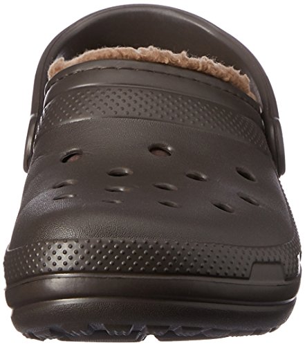 Crocs Classic Lined Clog, Zuecos Unisex Adulto, Marrón (Espresso/Walnut), 36/37 EU