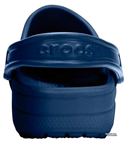 Crocs Classic U, Zuecos con Correa Trasera Unisex Adulto, Azul Navy, 43/44 EU